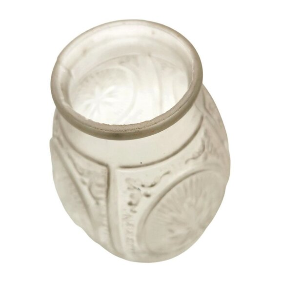 Vintage satin glass ruffled lamp shade replacement light shade sconce shade desk - Picture 3 of 11